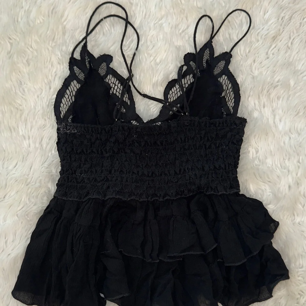 Free People Women's Adella Cami
Tank Top in Black Sz XS - Picture 6 of 7